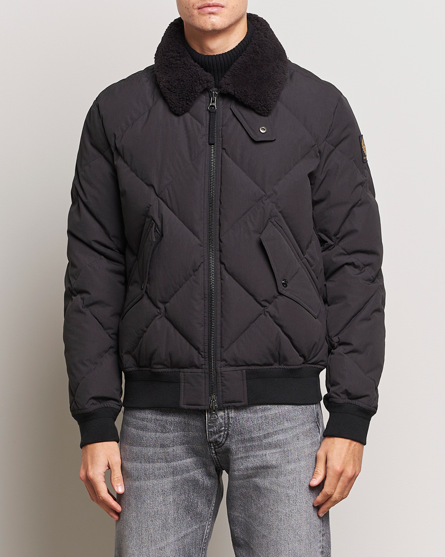 Hombres | Abrigos y chaquetas | Belstaff | Hawkridge Padded Sherling Jacket Black
