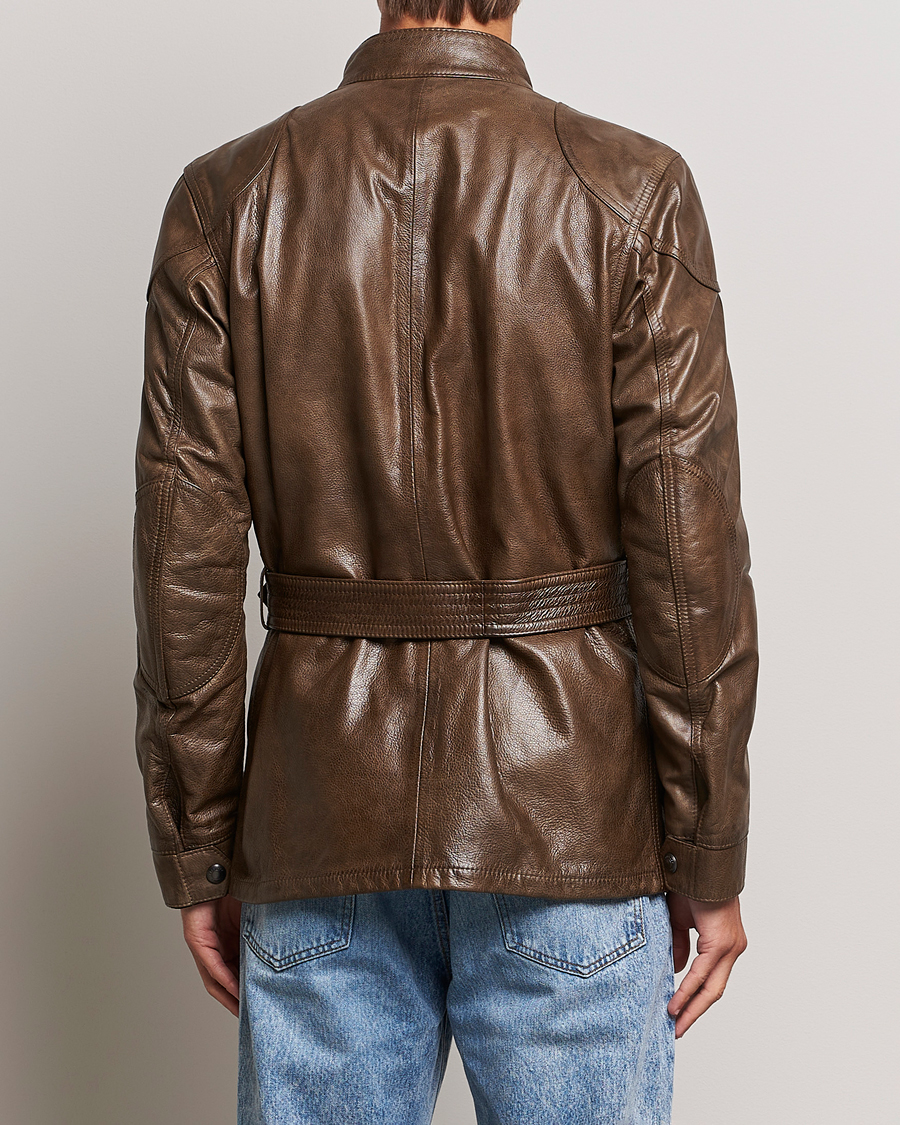 Hombres | Abrigos y chaquetas | Belstaff | Trailmaster Panther Leather Jacket Antique Bronze