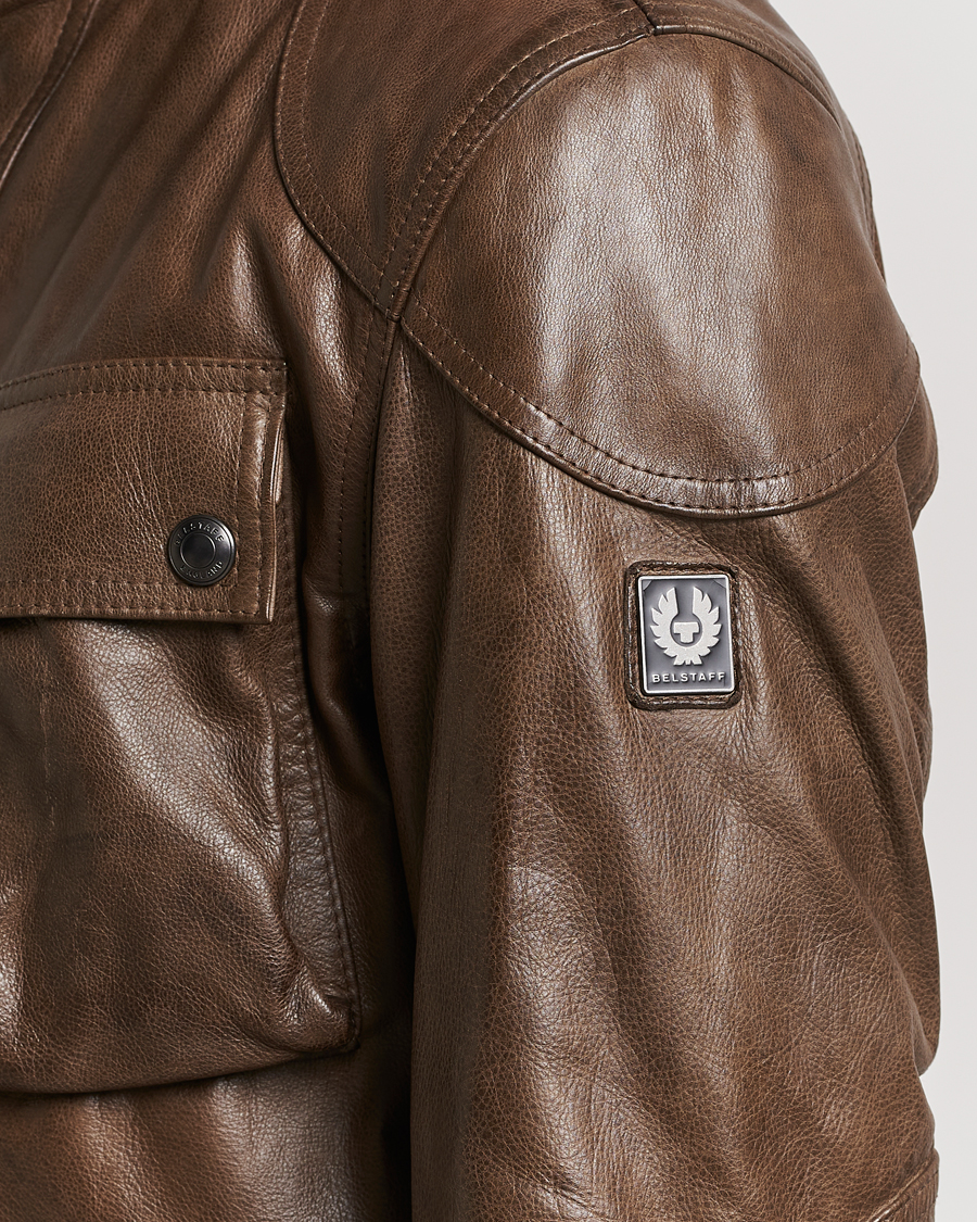 Hombres | Abrigos y chaquetas | Belstaff | Trailmaster Panther Leather Jacket Antique Bronze