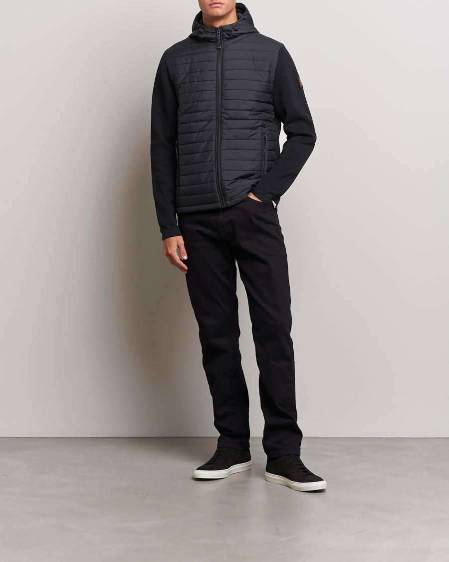 Hombres | Abrigos y chaquetas | Belstaff | Vert Full Zip Hybrid Cardigan Black