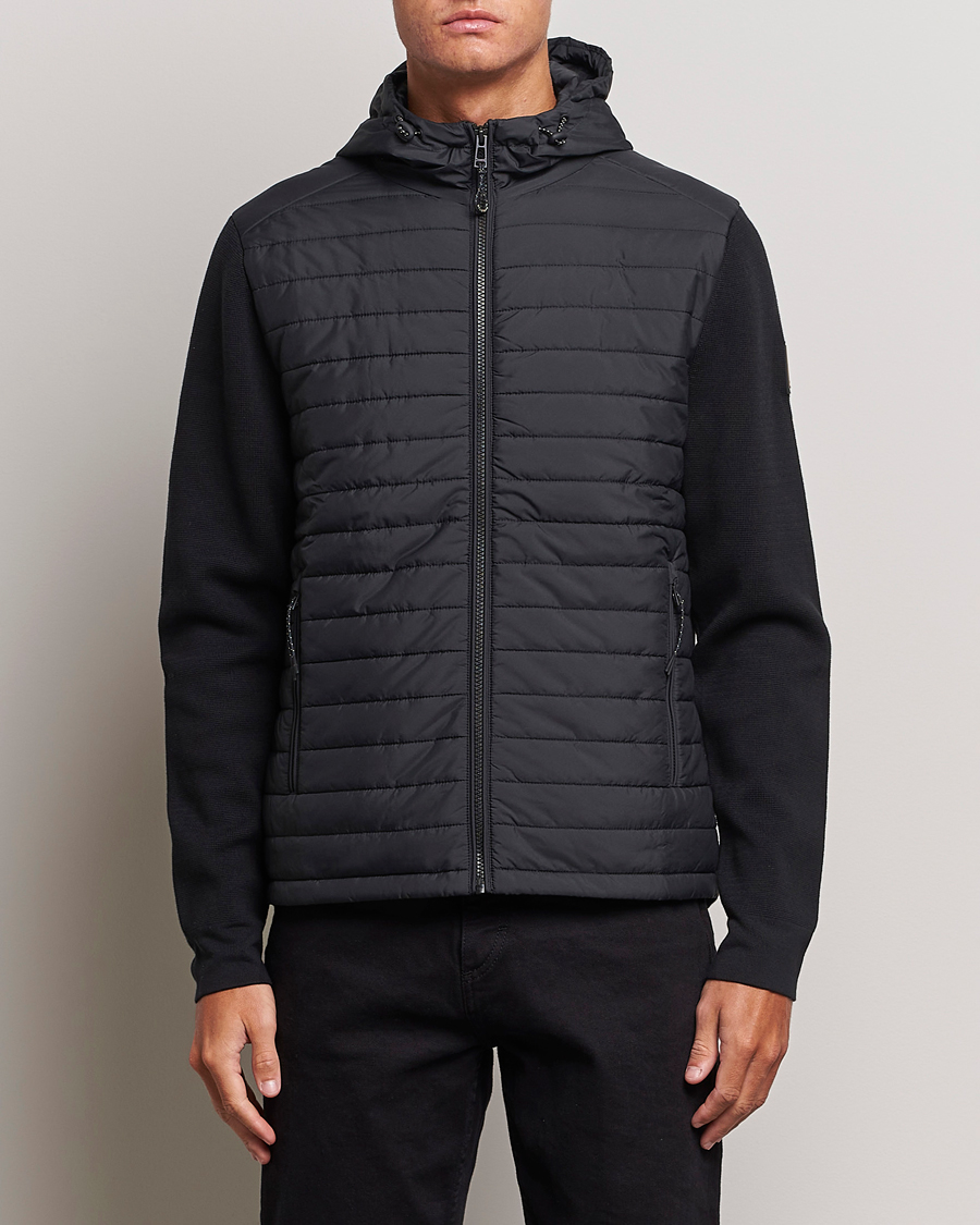 Hombres | Abrigos y chaquetas | Belstaff | Vert Full Zip Hybrid Cardigan Black