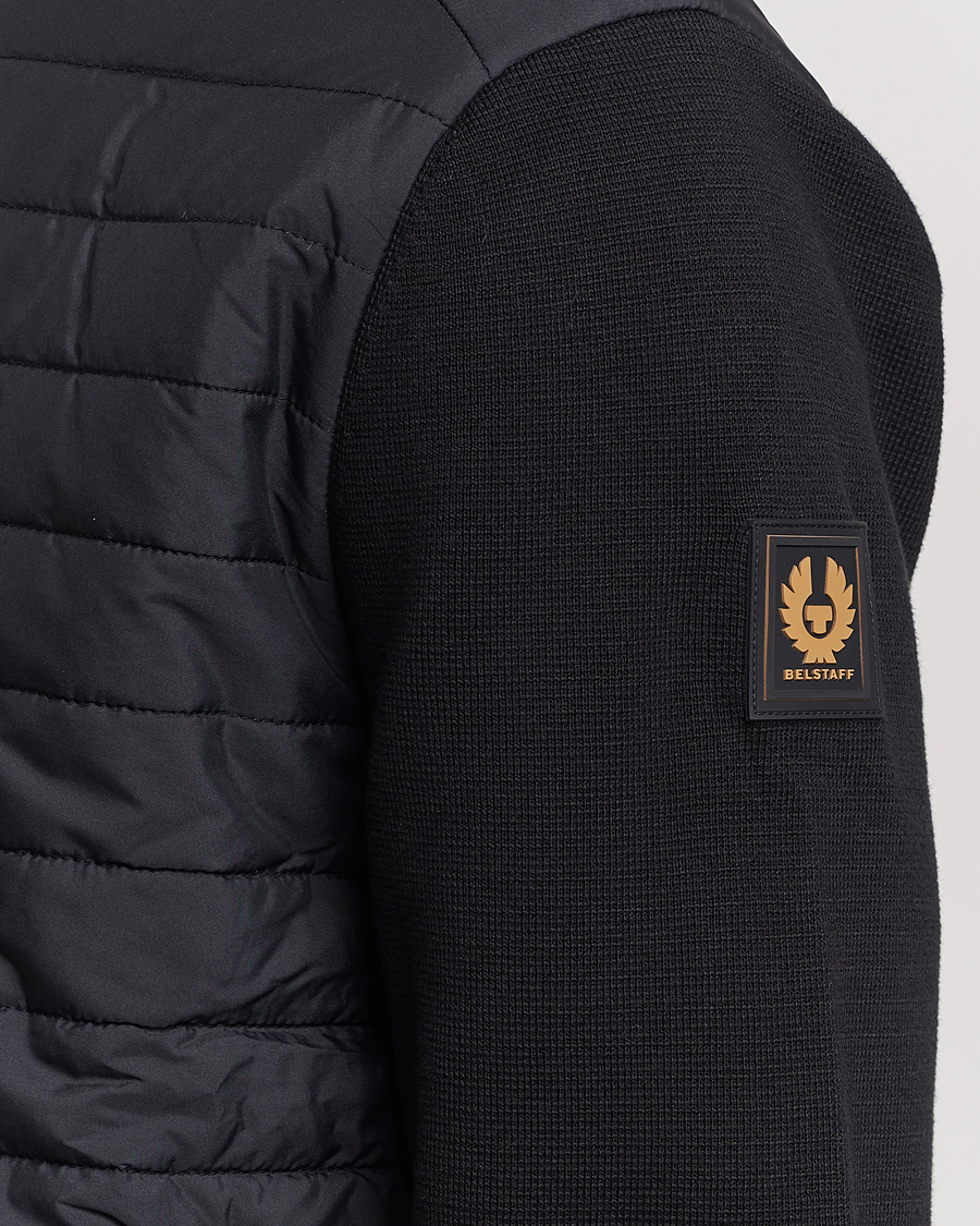 Hombres | Abrigos y chaquetas | Belstaff | Vert Full Zip Hybrid Cardigan Black