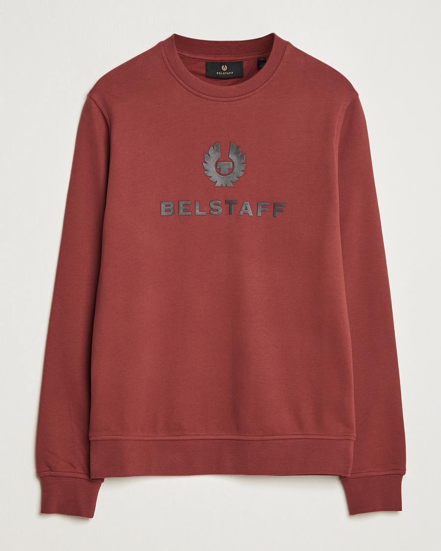 Hombres | Jerséis y prendas de punto | Belstaff | Signature Crewneck Lava Red