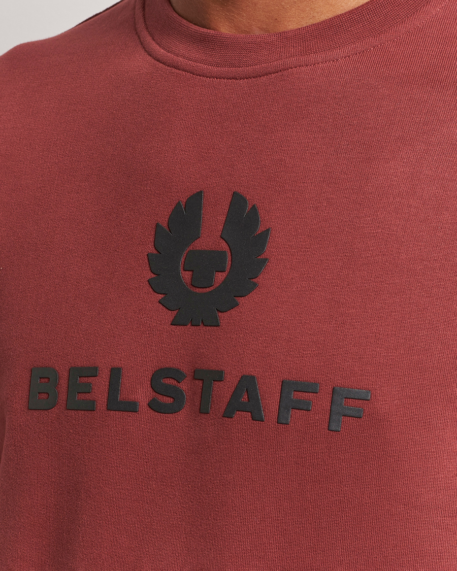 Hombres | Jerséis y prendas de punto | Belstaff | Signature Crewneck Lava Red