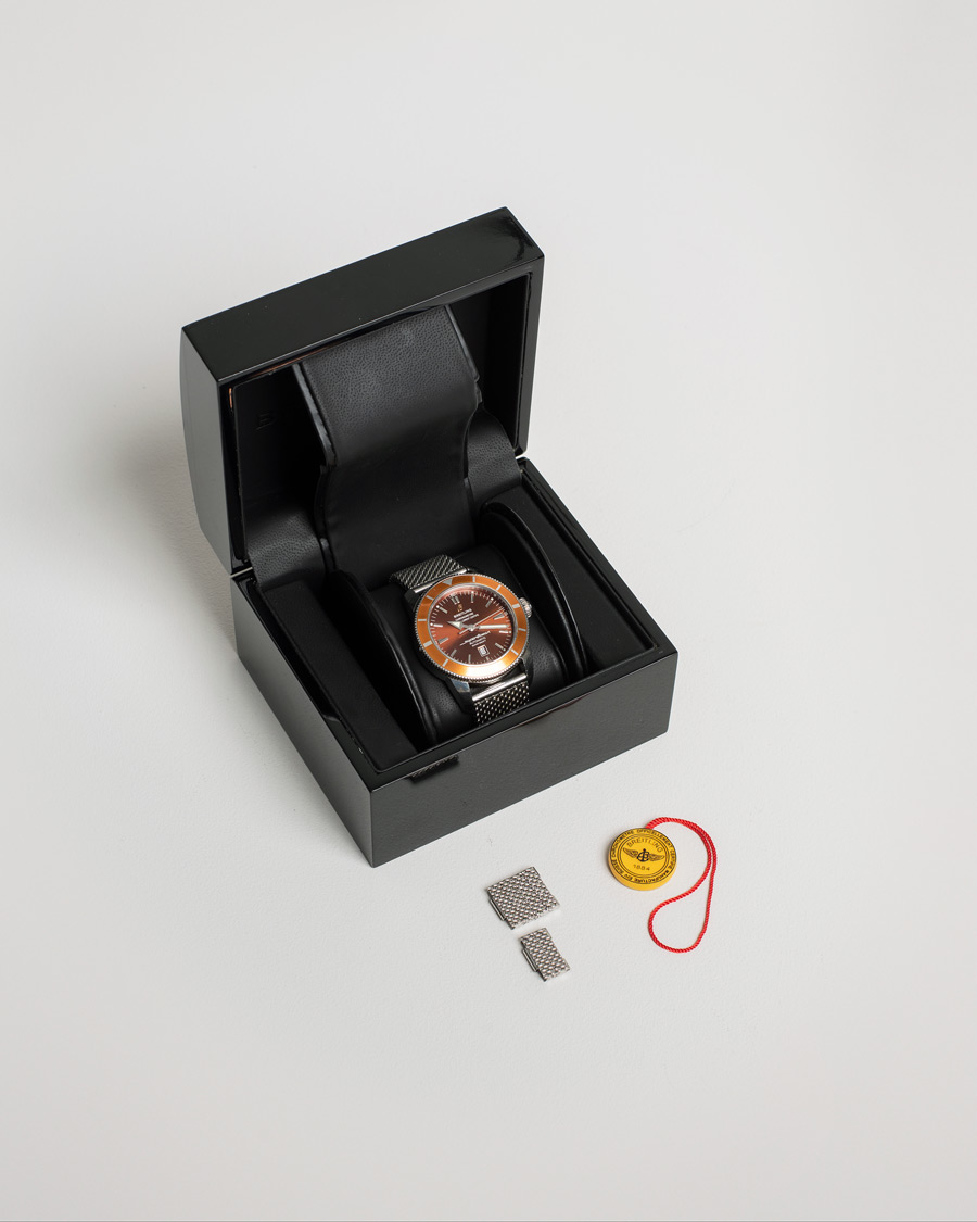 Hombres | Breitling Pre-Owned Superocean Heritage 46 A17320 Steel Brown | Breitling Pre-Owned | Superocean Heritage 46 A17320 Steel Brown