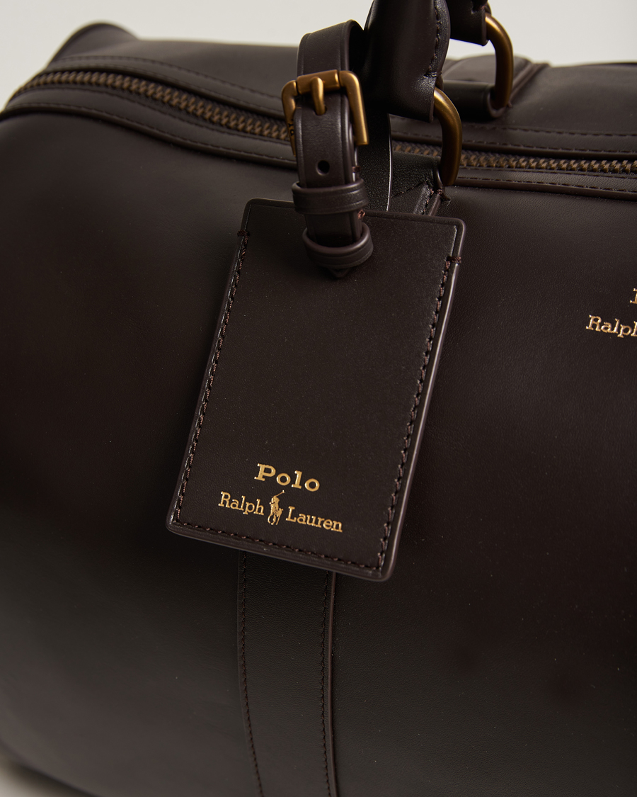 Hombres | Polo Ralph Lauren Leather Duffle Bag Dark Brown | Polo Ralph Lauren | Leather Duffle Bag Dark Brown
