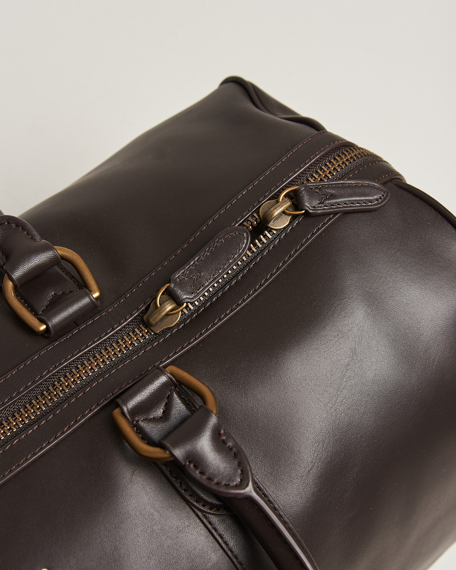 Hombres | Polo Ralph Lauren Leather Duffle Bag Dark Brown | Polo Ralph Lauren | Leather Duffle Bag Dark Brown