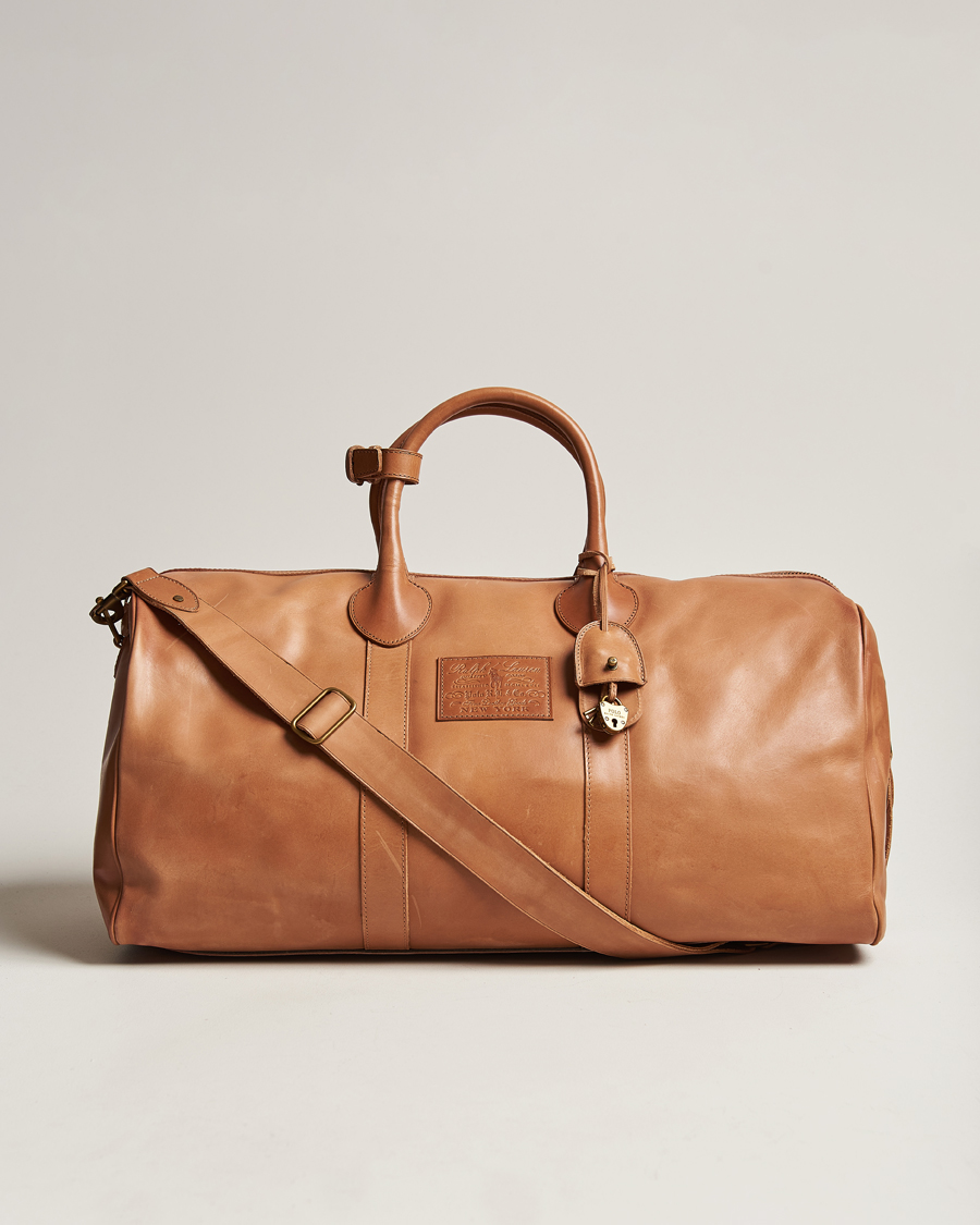 Hombres | Polo Ralph Lauren Heritage Leather Dufflebag Tan | Polo Ralph Lauren | Heritage Leather Dufflebag Tan