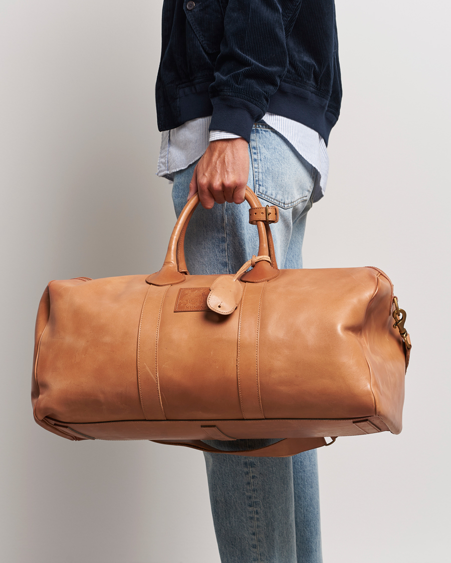 Hombres | Polo Ralph Lauren Heritage Leather Dufflebag Tan | Polo Ralph Lauren | Heritage Leather Dufflebag Tan