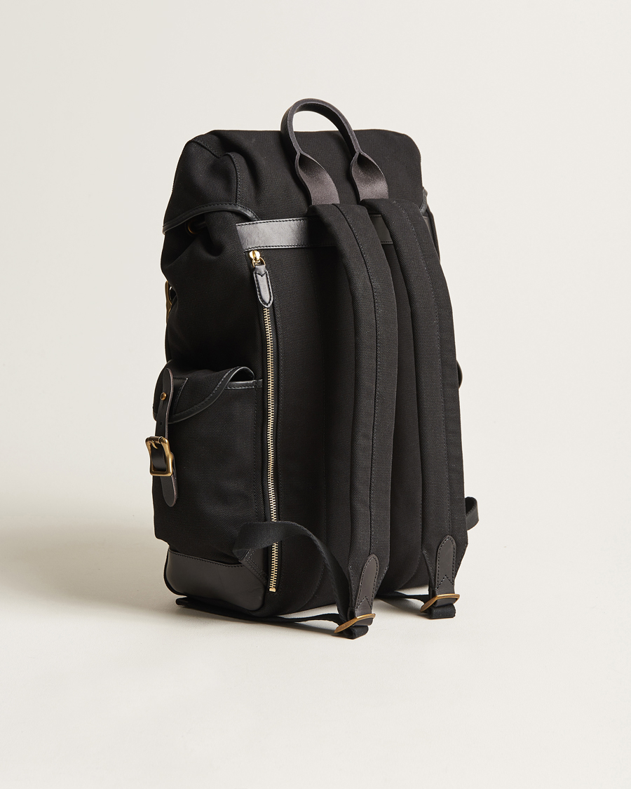 Hombres | Polo Ralph Lauren Canvas Backpack Black | Polo Ralph Lauren | Canvas Backpack Black