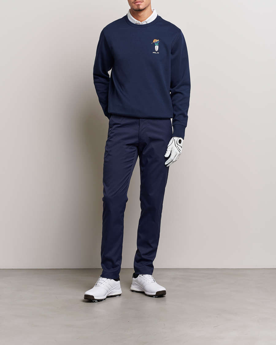 Hombres | Jerséis y prendas de punto | RLX Ralph Lauren | Bear Double Knit Pullover French Navy