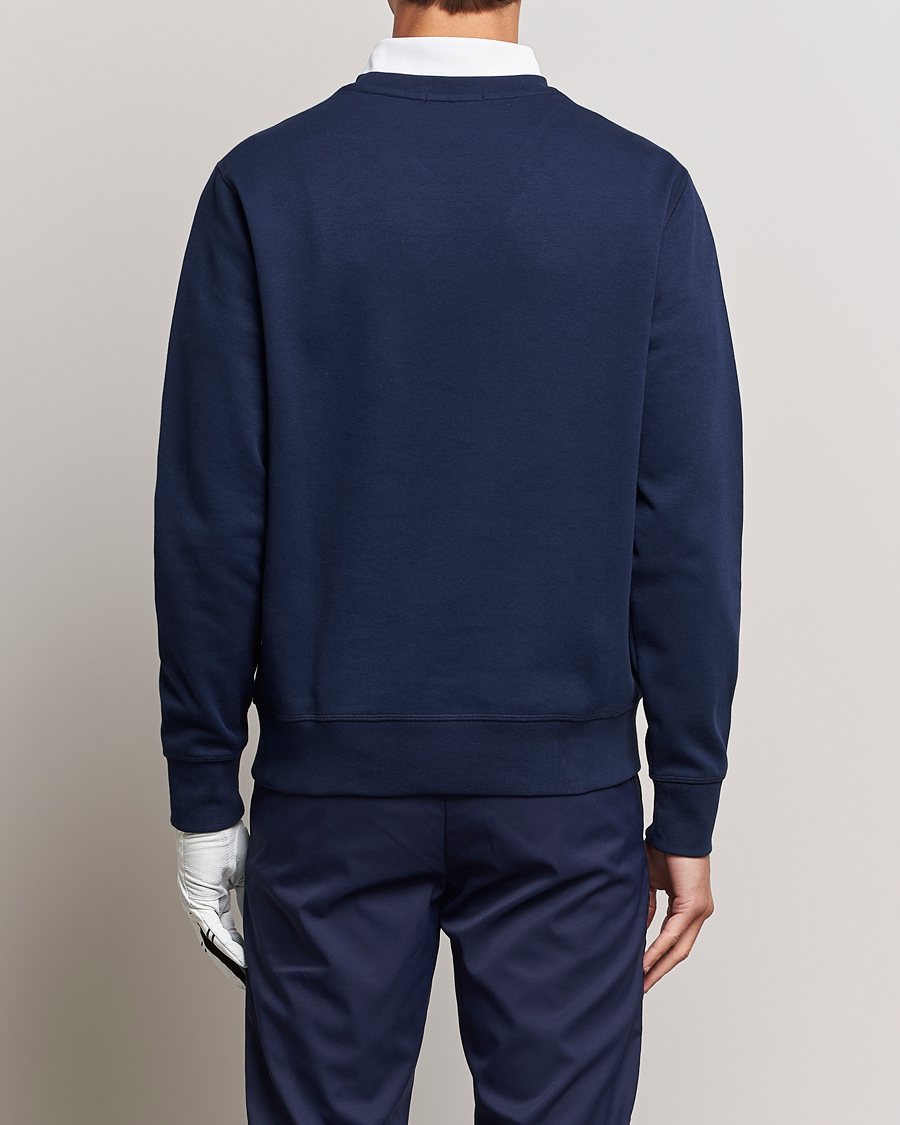 Hombres | Jerséis y prendas de punto | RLX Ralph Lauren | Bear Double Knit Pullover French Navy