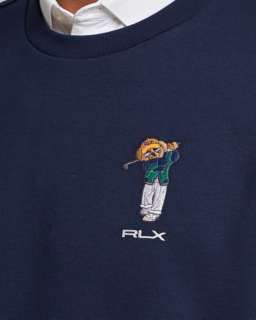 Hombres | Jerséis y prendas de punto | RLX Ralph Lauren | Bear Double Knit Pullover French Navy