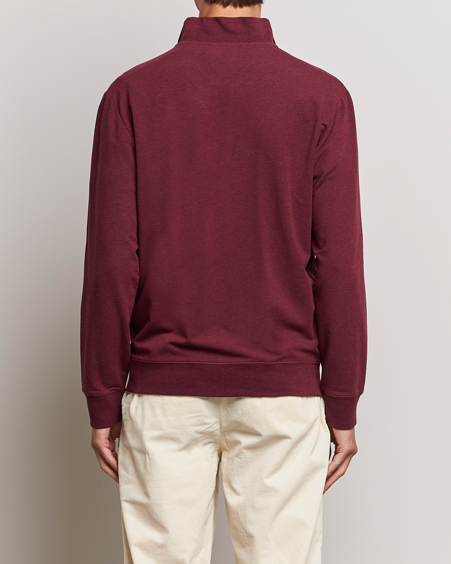 Hombres | Jerséis y prendas de punto | Polo Ralph Lauren Golf | Terry Jersey Half Zip Sweater Wine Heather