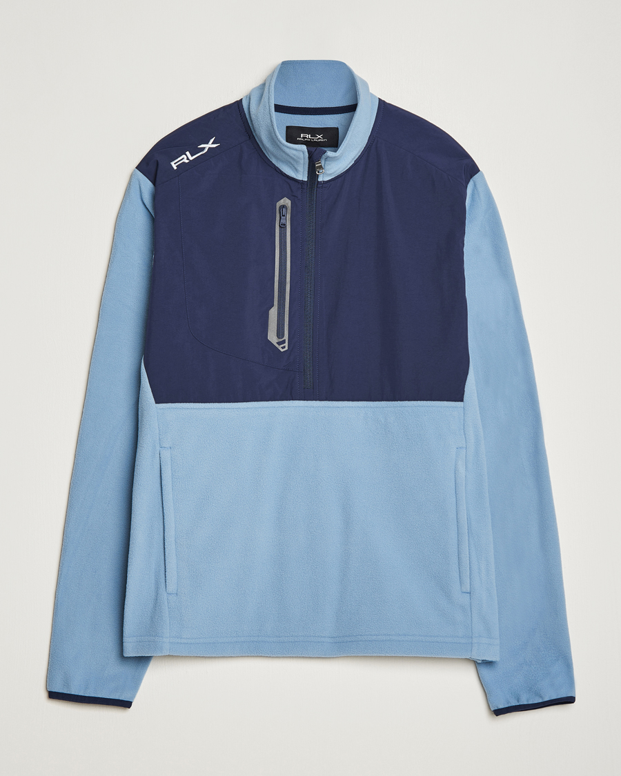 Hombres | Jerséis y prendas de punto | RLX Ralph Lauren | Tour Fleece Sweatshirt Vessel Blue