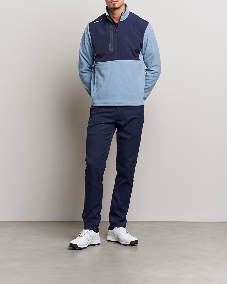 Hombres | Jerséis y prendas de punto | RLX Ralph Lauren | Tour Fleece Sweatshirt Vessel Blue