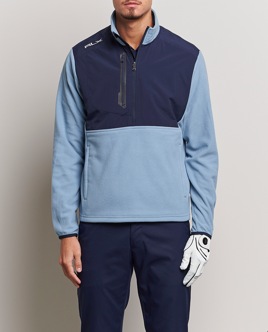 Hombres | Jerséis y prendas de punto | RLX Ralph Lauren | Tour Fleece Sweatshirt Vessel Blue