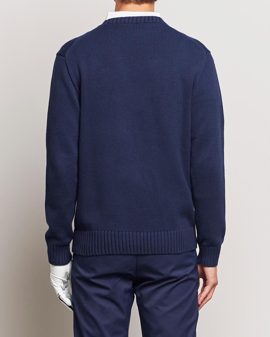 Hombres | Jerséis y prendas de punto | RLX Ralph Lauren | Golf Bear Sweatshirt French Navy