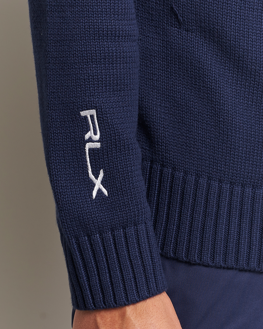 Hombres | Jerséis y prendas de punto | RLX Ralph Lauren | Golf Bear Sweatshirt French Navy
