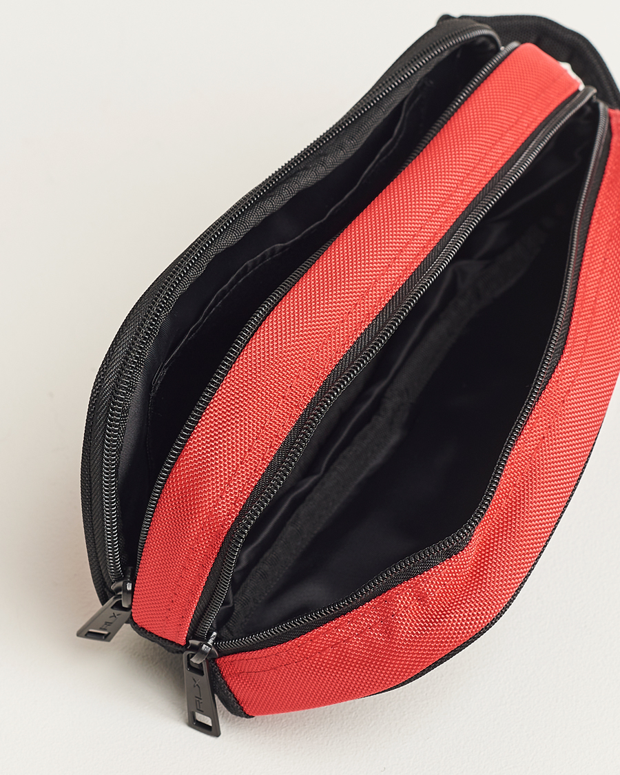 Hombres | RLX Ralph Lauren Large Washbag Black/Red | RLX Ralph Lauren | Large Washbag Black/Red