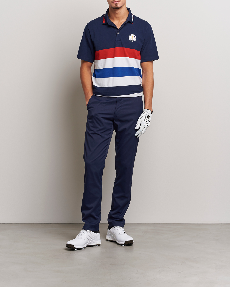 Hombres | Polos | RLX Ralph Lauren | Ryder Cup Stripe Pique French Navy/Multi