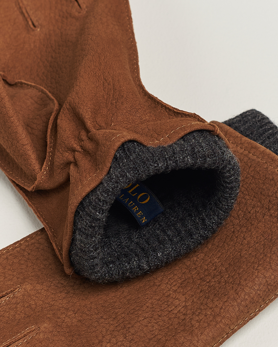 Hombres | Polo Ralph Lauren Leather Gloves Tan | Polo Ralph Lauren | Leather Gloves Tan