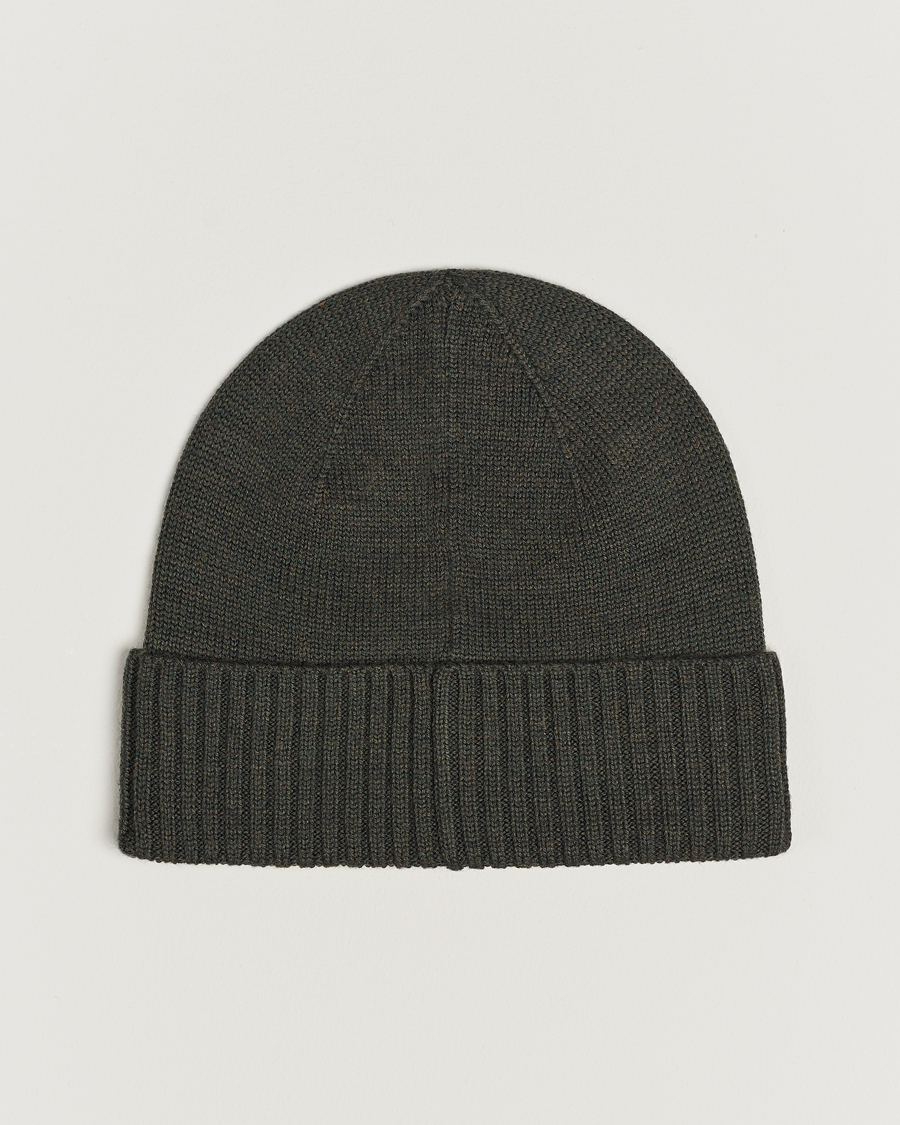 Hombres | Polo Ralph Lauren Merino Wool Beanie Olive Heather | Polo Ralph Lauren | Merino Wool Beanie Olive Heather