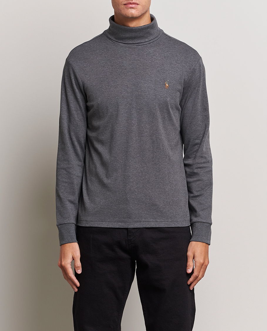 Hombres | Jerséis y prendas de punto | Polo Ralph Lauren | Luxury Pima Cotton Rollneck Barclay Heather