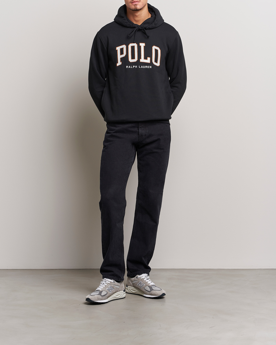 Hombres | Jerséis y prendas de punto | Polo Ralph Lauren | RL Fleece Logo Hoodie Black