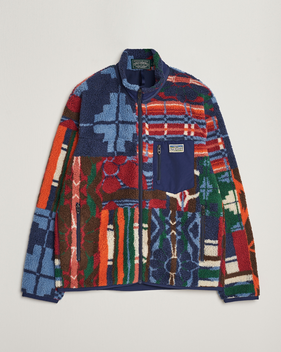 Hombres | Jerséis y prendas de punto | Polo Ralph Lauren | Pinelodge Pile Patchwork Full Zip Multi