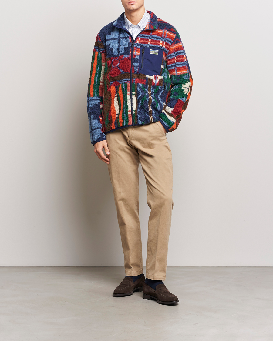 Hombres | Jerséis y prendas de punto | Polo Ralph Lauren | Pinelodge Pile Patchwork Full Zip Multi