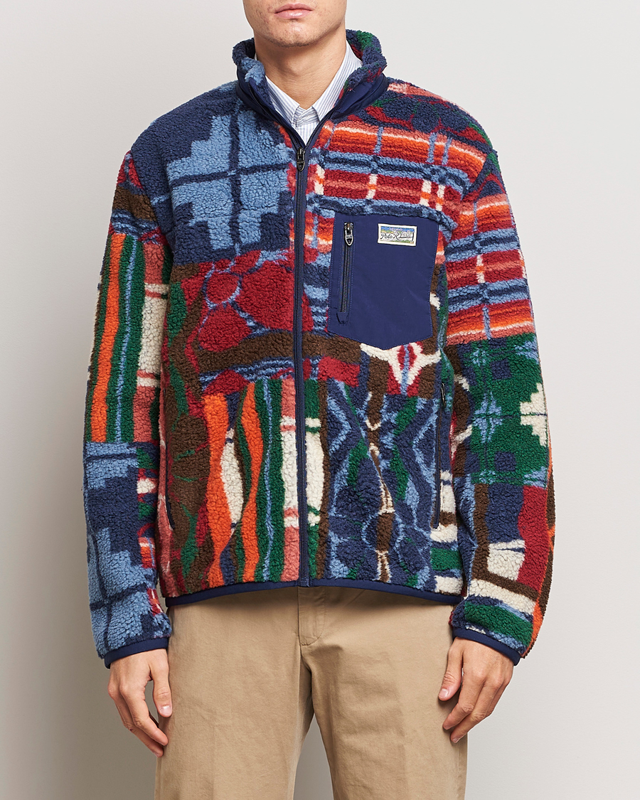 Hombres | Jerséis y prendas de punto | Polo Ralph Lauren | Pinelodge Pile Patchwork Full Zip Multi