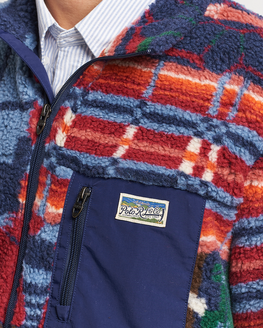 Hombres | Jerséis y prendas de punto | Polo Ralph Lauren | Pinelodge Pile Patchwork Full Zip Multi