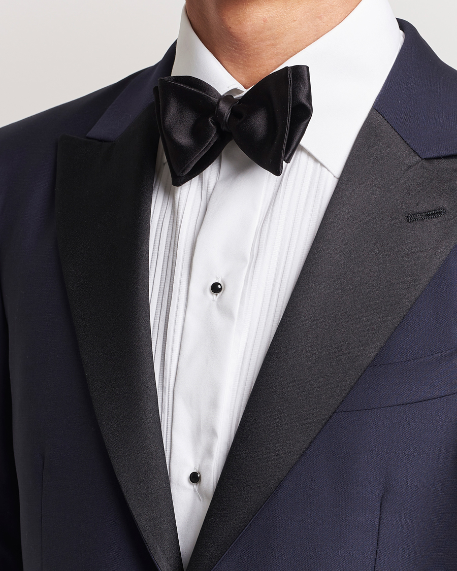 Hombres | Polo Ralph Lauren Silk Self Tie Bow Tie Black | Polo Ralph Lauren | Silk Self Tie Bow Tie Black
