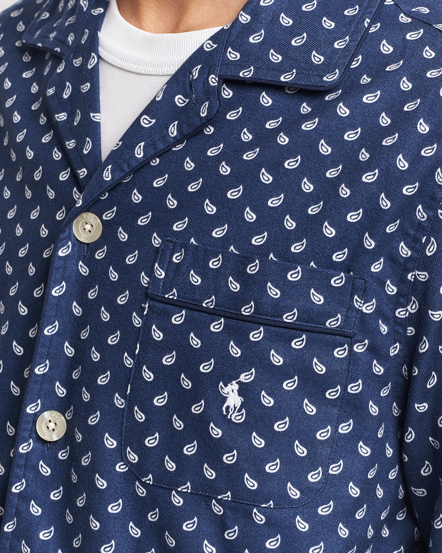 Hombres | Pijamas y batas | Polo Ralph Lauren | Flannel Paisley Pyjama Set Navy