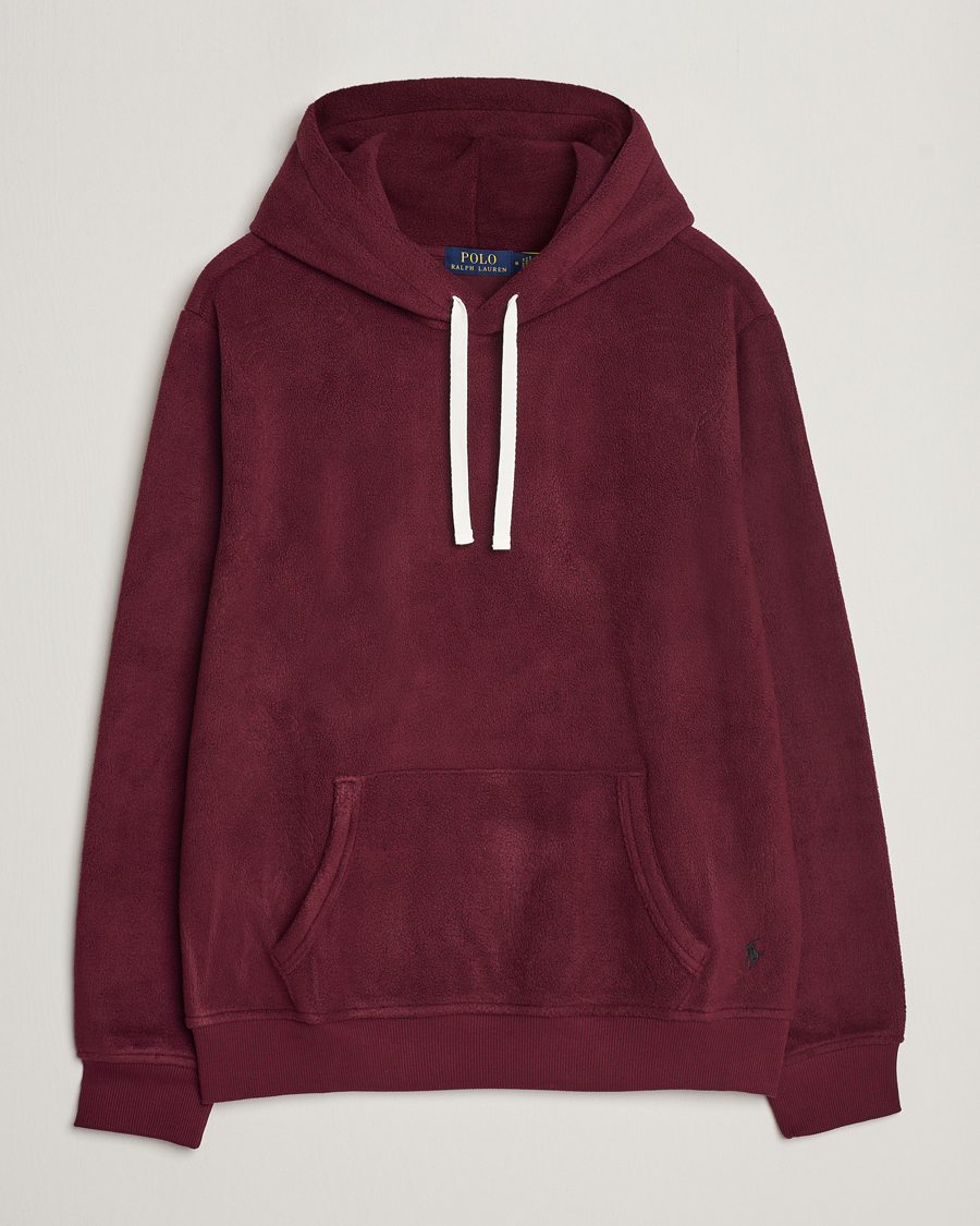 Hombres | Jerséis y prendas de punto | Polo Ralph Lauren | Recycled Fleece Lightweight Hoodie Harvard Wine