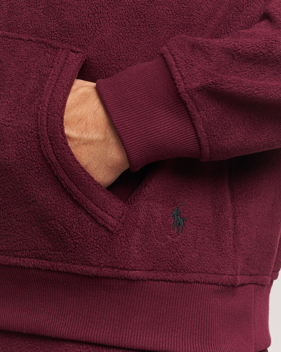 Hombres | Jerséis y prendas de punto | Polo Ralph Lauren | Recycled Fleece Lightweight Hoodie Harvard Wine