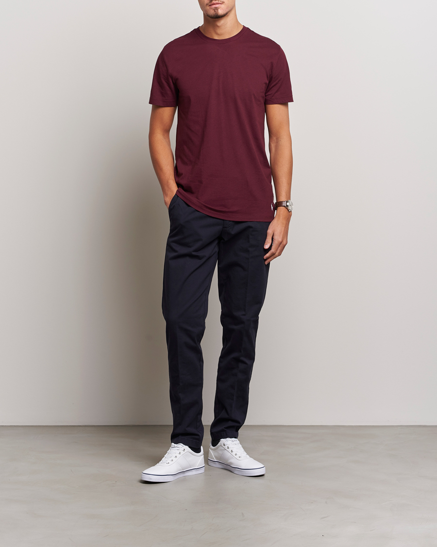 Hombres | Camisetas | Polo Ralph Lauren | 3-Pack Crew Neck T-Shirt Wine/Green/Purple