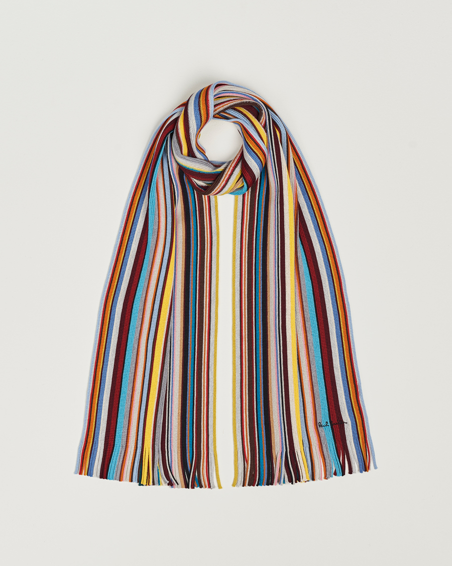 Hombres | Paul Smith Merino Wool Signature Scarf Multi | Paul Smith | Merino Wool Signature Scarf Multi