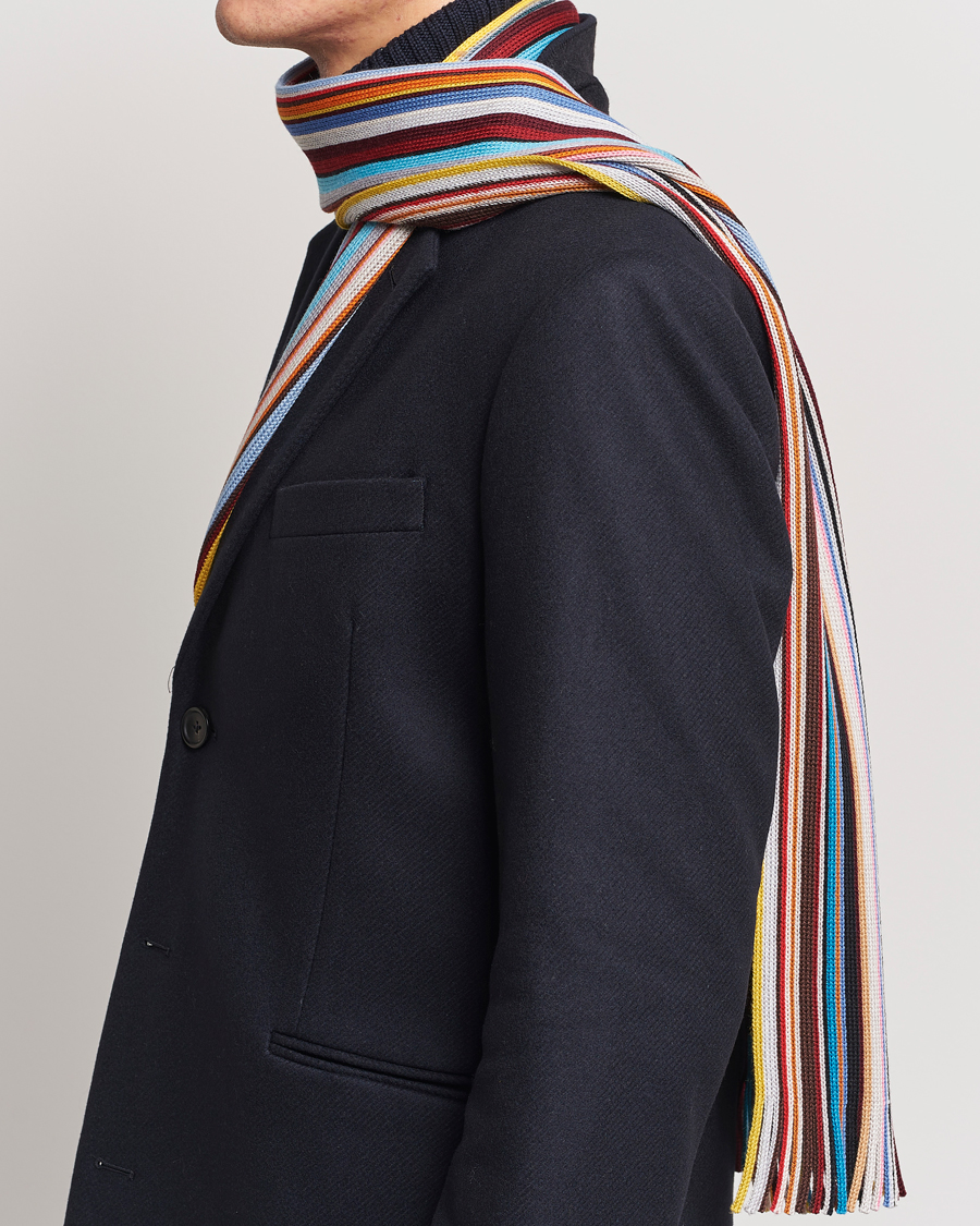 Hombres | Paul Smith Merino Wool Signature Scarf Multi | Paul Smith | Merino Wool Signature Scarf Multi