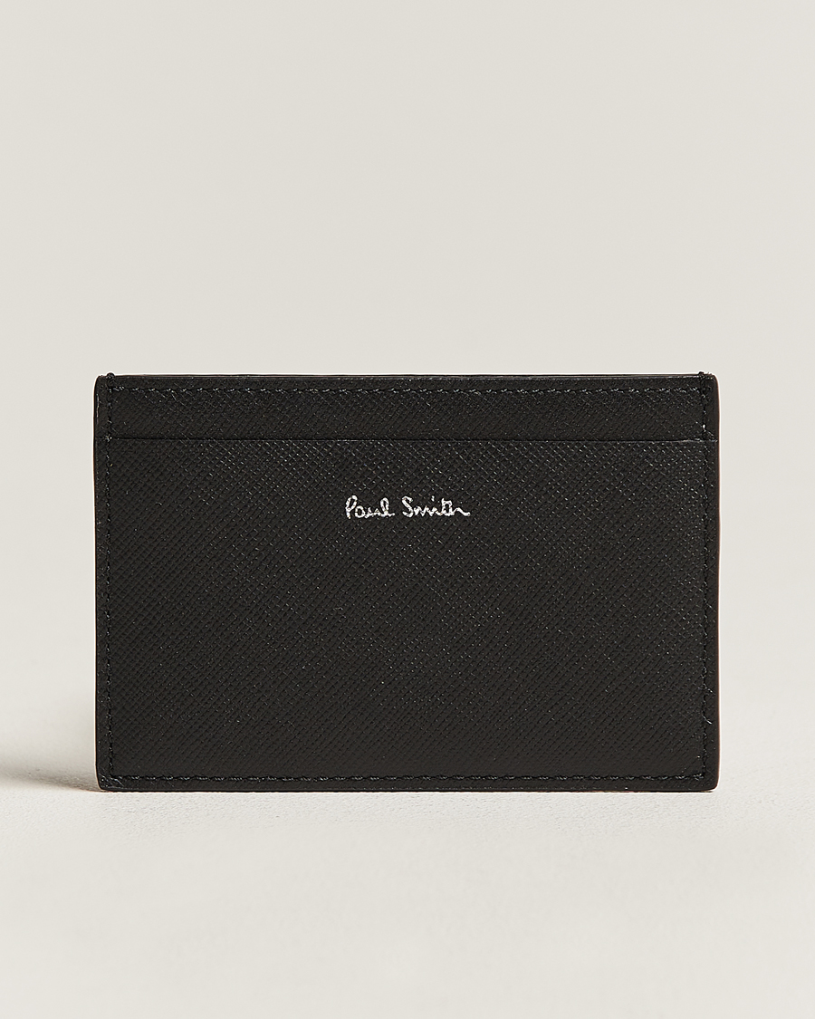 Hombres | Paul Smith Leather Mini Cardholder Black | Paul Smith | Leather Mini Cardholder Black
