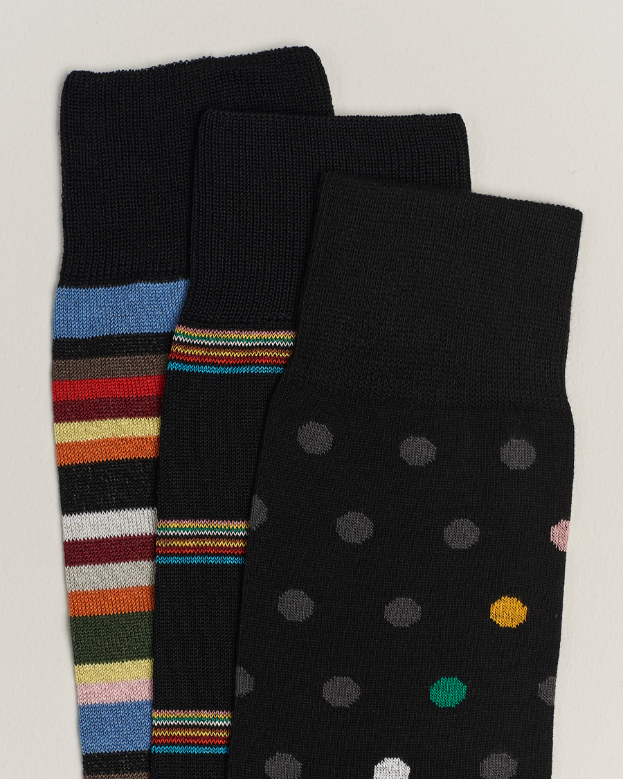 Hombres | Ropa interior y calcetines | Paul Smith | 3-Pack Signature Tipping Socks Multi