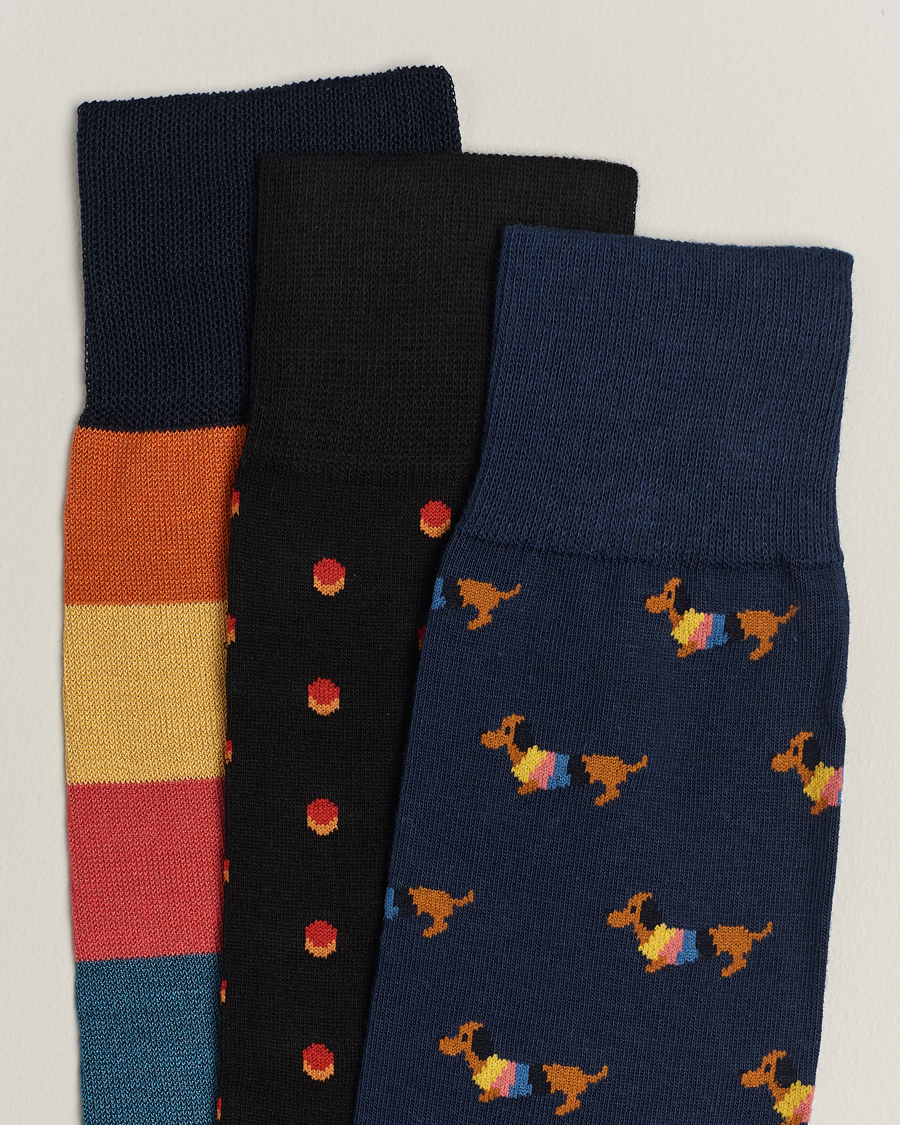 Hombres |  | Paul Smith | 3-Pack Novelty Mix Socks Multi