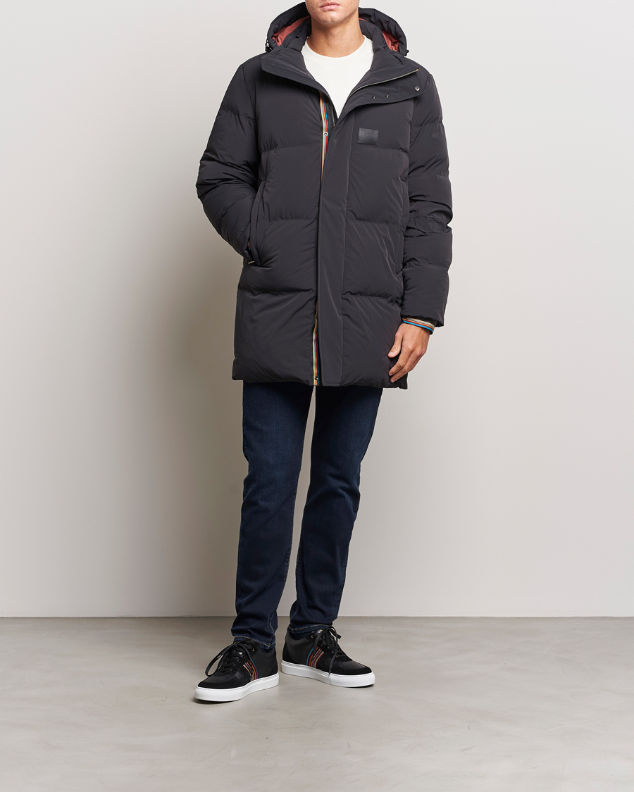Hombres | Abrigos y chaquetas | Paul Smith | Hooded Down Coat Black