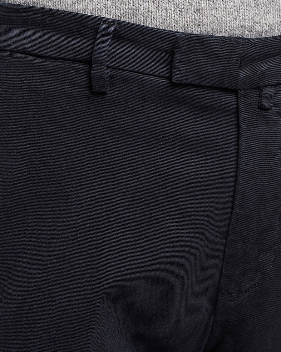 Hombres | Pantalones | Briglia 1949 | Slim Fit Cotton Stretch Chino Navy
