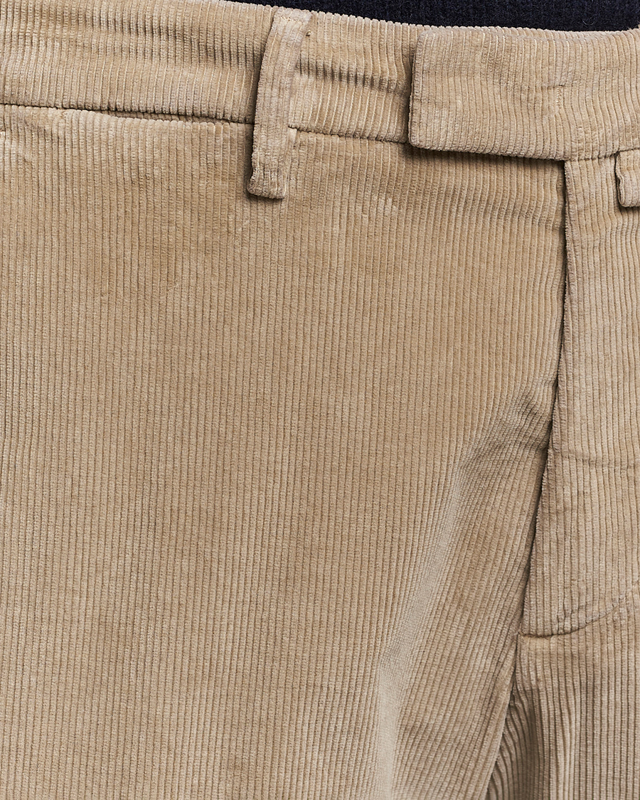Hombres | Pantalones | Briglia 1949 | Slim Fit Corduroy Trousers Beige