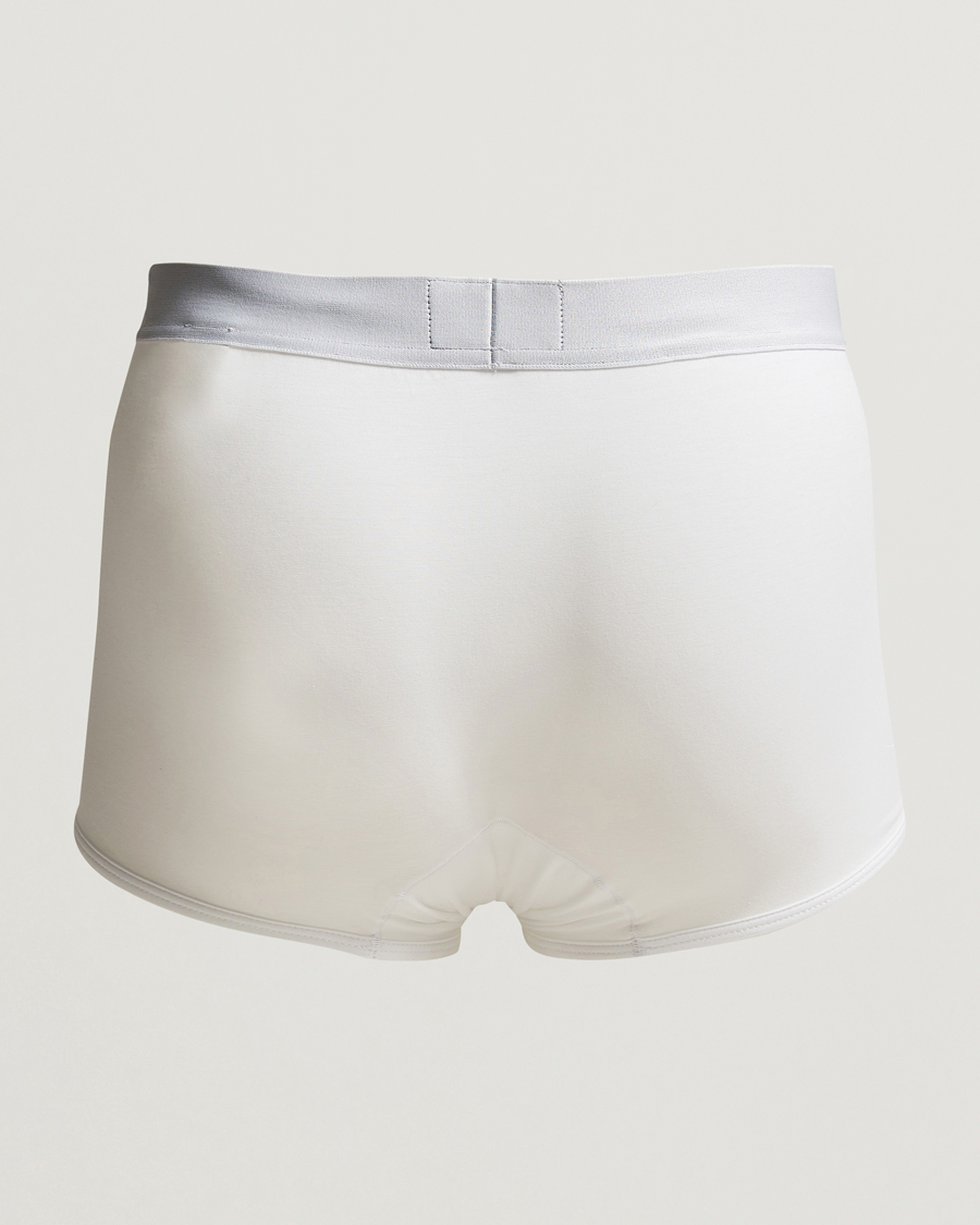 Hombres | Italian Department | Zegna | Stretch Cotton Trunks White