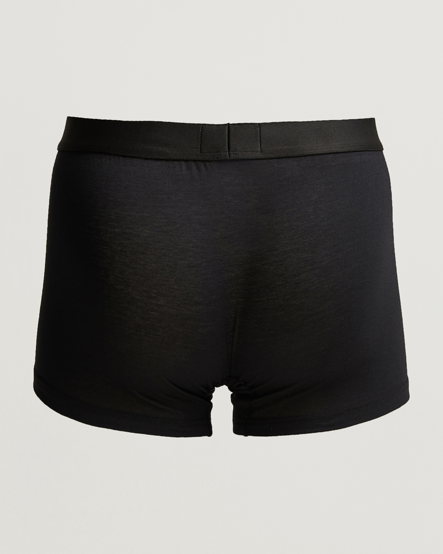 Hombres | Ropa interior y calcetines | Zegna | 2-Pack Stretch Cotton Boxers Black