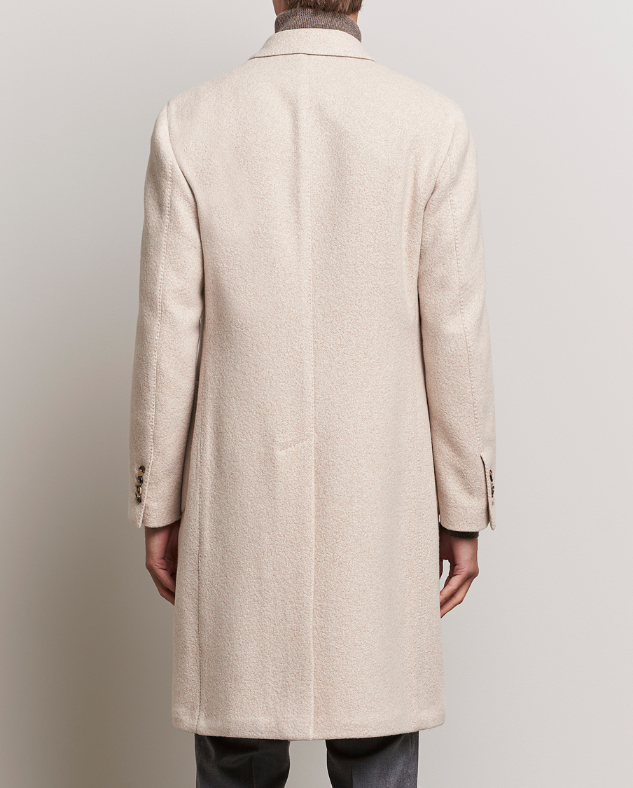 Hombres | Abrigos y chaquetas | Lardini | Wool/Silk/Cashmere Double Breasted Coat Beige