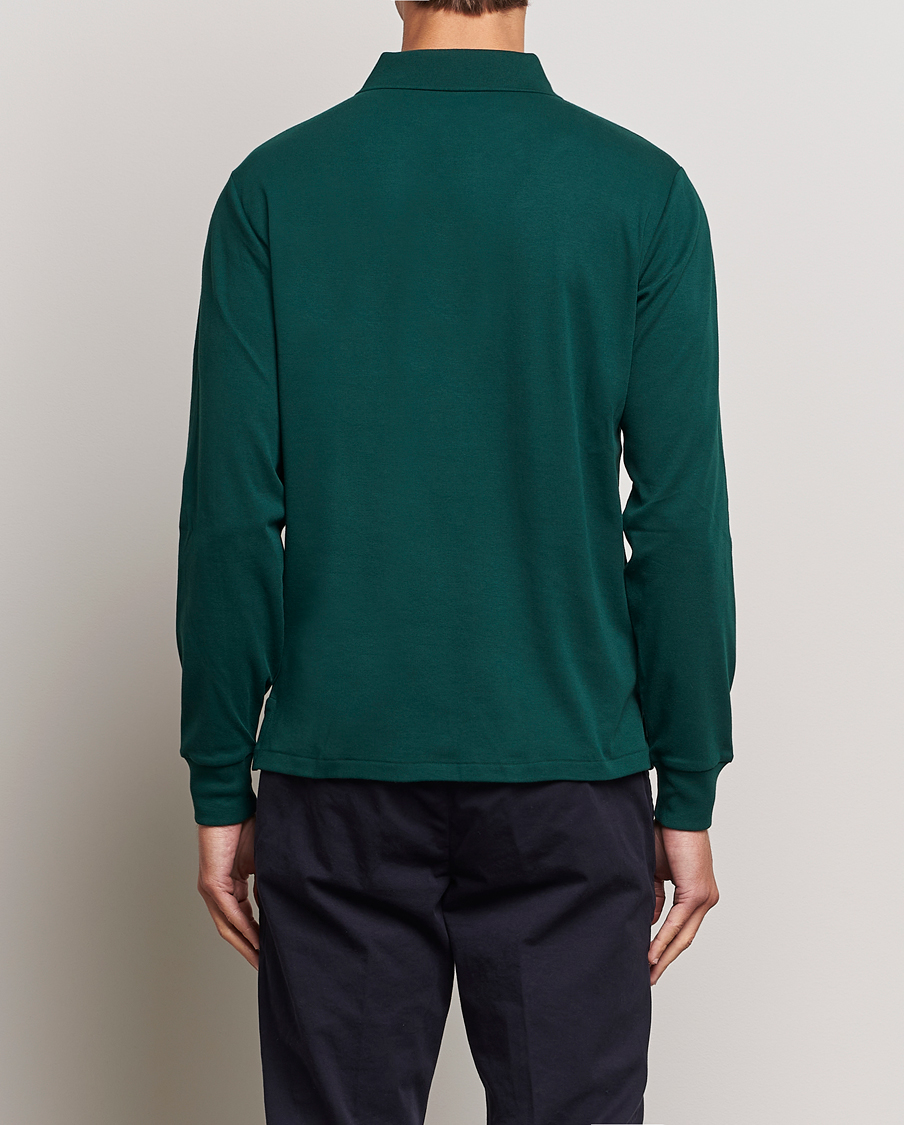 Hombres | Jerséis y prendas de punto | Polo Ralph Lauren | Luxury Pima Cotton Long Sleeve Polo Hunt Club Green